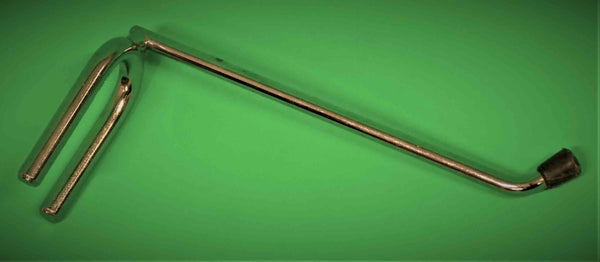 Suora TEKSTIILIKANNATIN säätörekkiin 150mm, kromattu