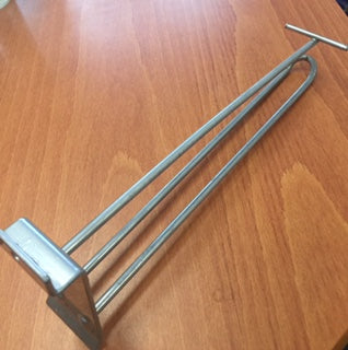 Kaksoislankakannatin paneeliin 250 mm T-pidike