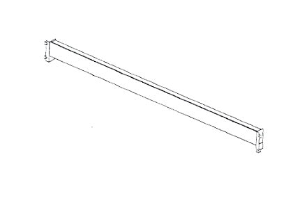 ORSI 2180x60mm, valkoinen RAL 9010