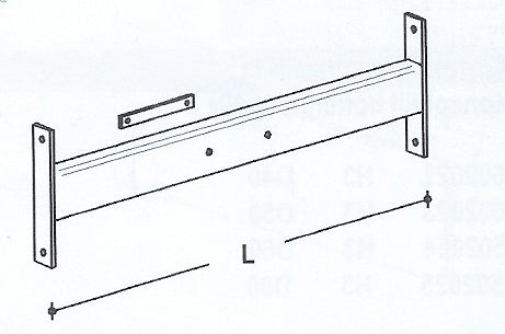 PÄÄTYKEHYKSEN VÄLIPUTKI, 900mm
