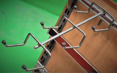 Porrastettu VYÖKANNATIN säätörekkiin, kromattu