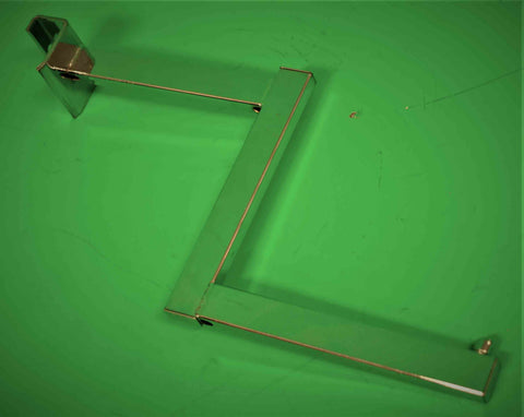 Porrastettu ESITTELYKANNATIN rekkiin 300mm, kromattu