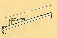 F-SÄÄTÖREKKI 900mm, säätöväli 28mm (32 reikää)