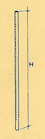 F-SÄÄTÖPUTKI 1120mm ø30mm, kahdelta sivulta rei'itetty