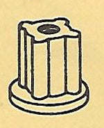 F-SISÄTALLA M8 ø30mm