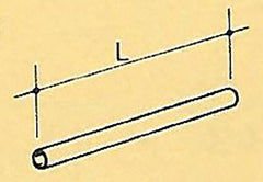 F-VÄLIPUTKI 590mm ø30mm