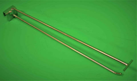 LANKAKANNATIN rekkiin T-pidike 400mm Ø8, kromattu