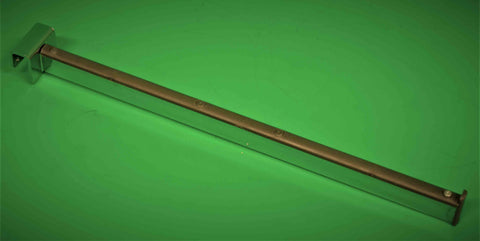 Suora ESITTELYKANNATIN rekkiin 400mm, kromattu+mvi