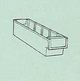 6510 Treston -HYLLYLAATIKKO 500x94x80mm, sininen