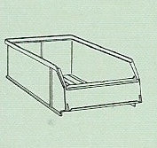 6523 Treston -OTTOLAATIKKO 500x230x150mm, sininen