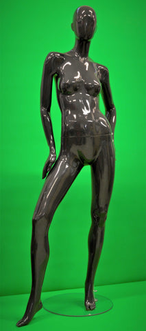 MALLINUKKE nainen, nojaava, musta HINDSGAUL