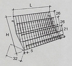LEHTIHYLLY, porrastettu 520x900mm