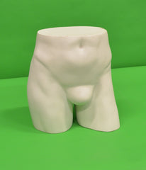 TORSO, alushousutorso, mies, valkoinen