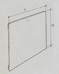 TERÄSTAUSTA 810x600mm