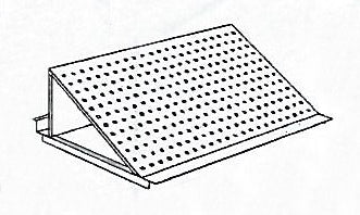 VINOREIKÄLEVYT 550x880mm RAL 9010